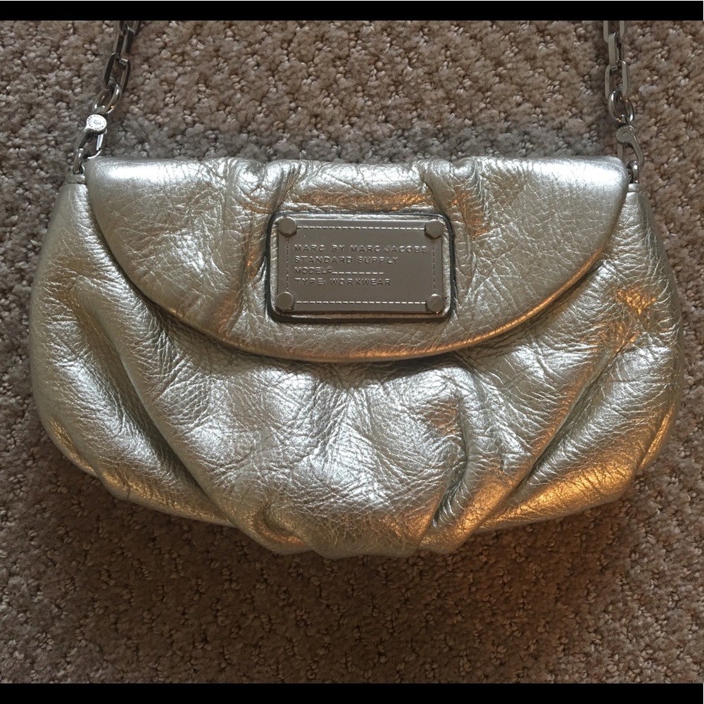 Marc by Marc Jacobs Mini Silver Bag